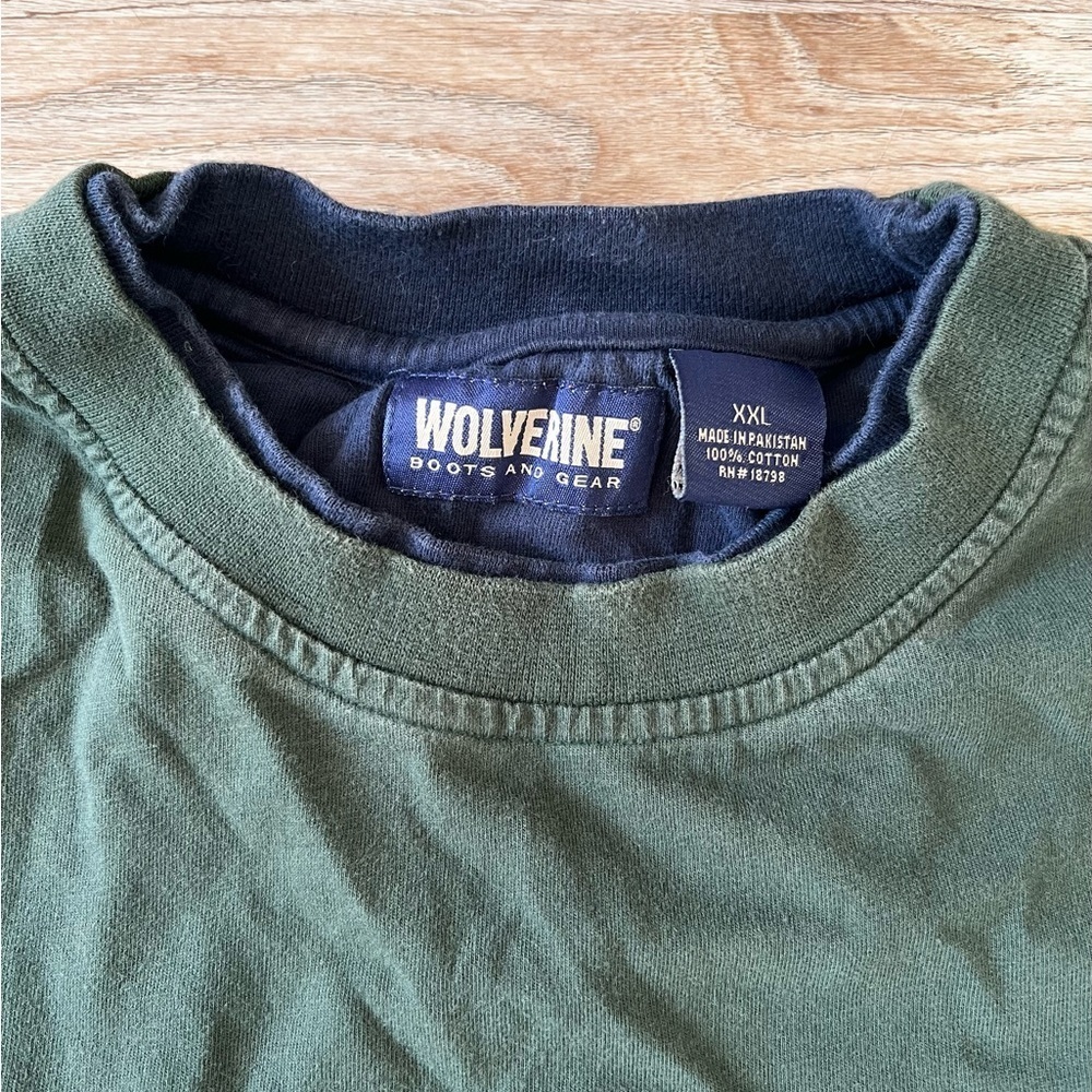 Wolverine Boots And Gear Long Sleeve Sweatshirt Size XXL - Picture 2 of 4